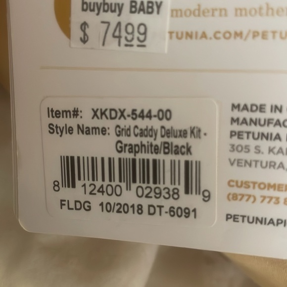 BRAND NEW Petunia Pickle Bottom inter-mix Deluxe Kit Caddy - Picture 4 of 5